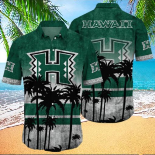 Hawaii Rainbow Warriors Logo Coconut Tropical Hawaiian Shirt Beach Gift For Fans