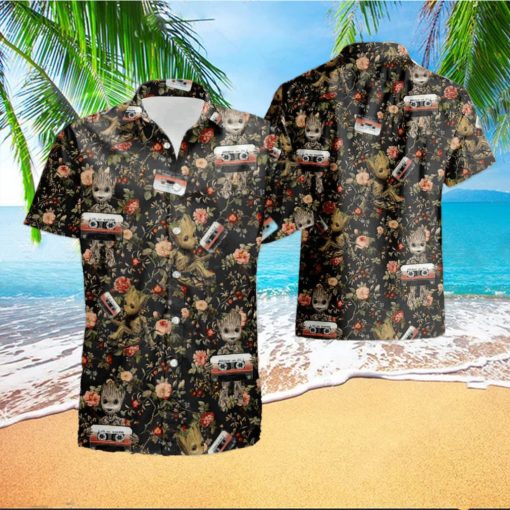 Hawaii Shirt Groot Gt Vintage Summer Hawaiian Shirt