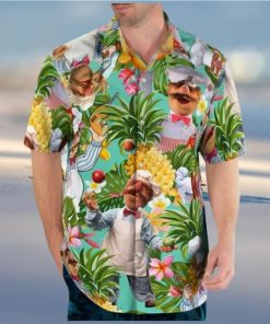 Hawaii Summer Chef Shirt Hawaiian Beach Flowers Shirt