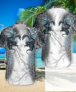 Hawaiian Aloha Shirts Dragons Tattoo Art