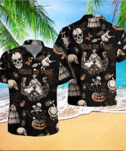 Hawaiian Aloha Shirts Halloween Trick Or Treat Skull hawaiian shirt