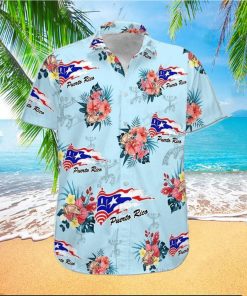 Hawaiian Aloha Shirts Puerto Rico Vintage Flowers hawaiian shirt