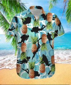 Hawaiian Aloha Shirts Scuba Diving Pineapple hawaiian shirt