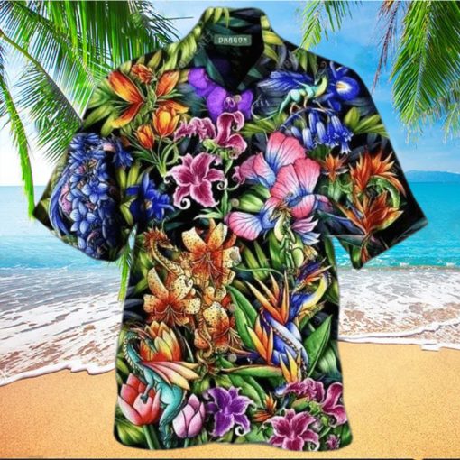 Hawaiian Aloha Shirts The Secret Floral Dragon hawaiian shirt