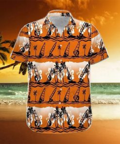 Hawaiian Aloha Shirts Windsurfing Sunset - teejeep
