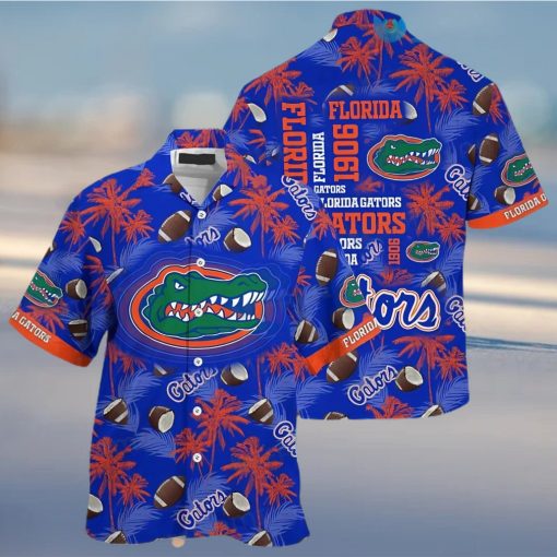 Hawaiian Shirt Football Coconut Pattern Gators