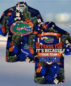 Hawaiian Shirt If This Flag Offends You Your Team Sucks Gators Gift