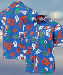 Hawaiian Shirt Tropical Floral Pattern Florida Gators Gift