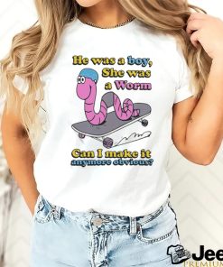 He Was A Boy She Was A Girl Can I Make It Anymore Obvious Shirt