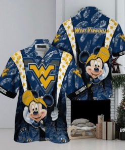 Mickey Mouse Disney NCAA West Virginia Mountaineers WVU Hawaiian Shirt Best Beach Gift