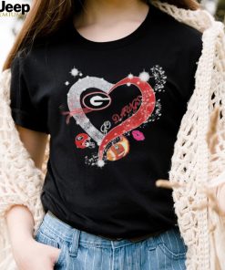 Heart Georgia Bulldogs Go Dawgs 2023 CFP National Champions Shirt