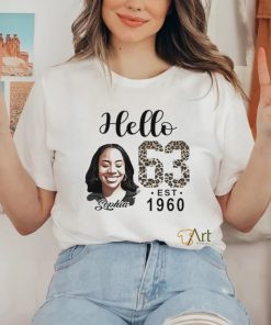 Hello 63 Est 1960 Sophia Shirt