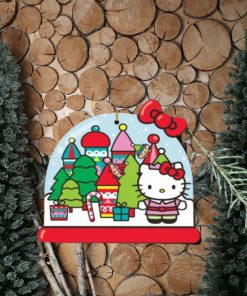 Hello Kitty Christmas Snow Globe Xmas 2023 Best Gift Tree Decorations Unique Ornament