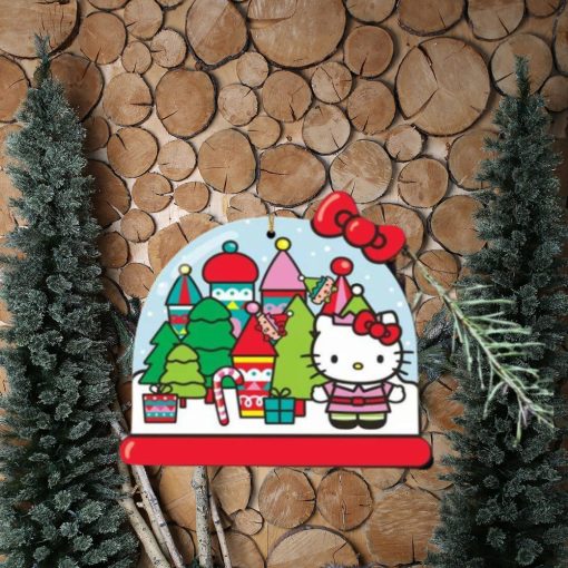 Hello Kitty Christmas Snow Globe Xmas 2023 Best Gift Tree Decorations Unique Ornament