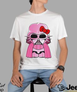 Hello Kitty Darth Vader character funny shirt