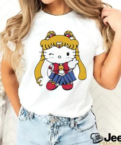 Hello Kitty X Sailor Moon cute shirt