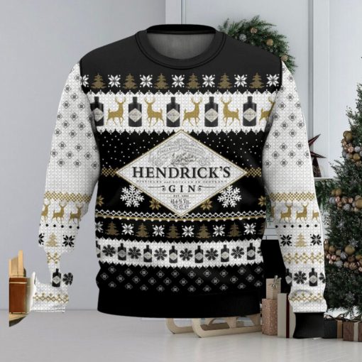 Hendrick’s Gin 3D Sweater Christmas Gift Ugly Christmas Sweater