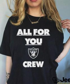 Henry Ruggs Las Vegas Raiders Wearing All For You Crew Shirt