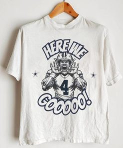 Here We Go Dallas Dak Prescott Cowboys Football Shirt