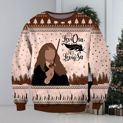 Hermione Harry Potter Ugly Christmas Sweater Xmas 3D Printed Christmas Sweater Gift