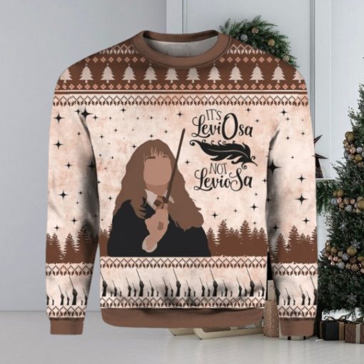 Hermione It’s Leviosa Not Leviosa Ugly Sweater