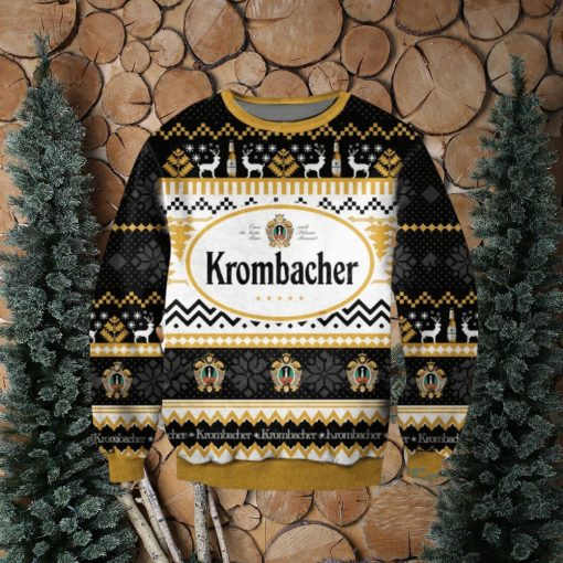 Krombacher 3D Ugly Christmas Sweater Christmas Gift