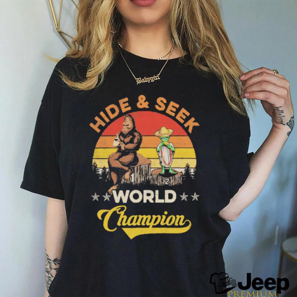 world champion hide and seek t shirt