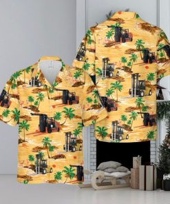 High Capacity Forklift 3D Hawaiian Shirt Summer Holiday Gift For Men And Women