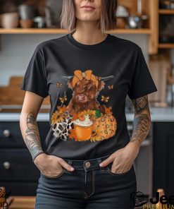 Highland Cow Fall Sweatshirt, Fall Heifer Thanksgiving Shirt, Thanksgviving Shirt, Fall Sweater, Fall Vibes Shirt, Pumpkin Cow Shirt, Thanksgiving Gift