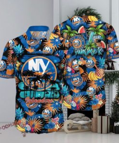 Hiking Time Inspired New York Islanders Hawaiian Shirt