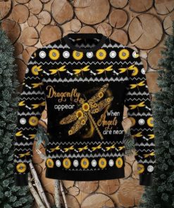 Hilarious Hippie Dragonfly Sunflower Ugly Christmas Sweater