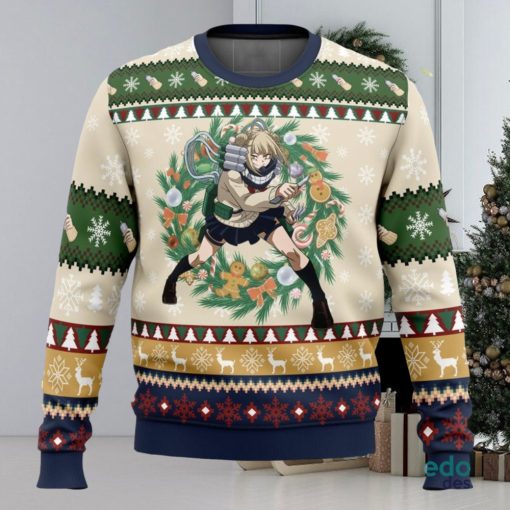 Himiko Tora Christmas My Hero Academia Ugly Christmas Sweater Unisex 3D Christmas Sweater Gift