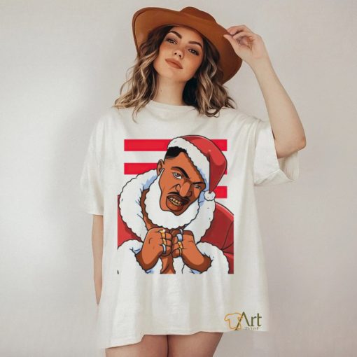 Hip Hop black Santa Claus Xmas African Christmas 2023 shirt