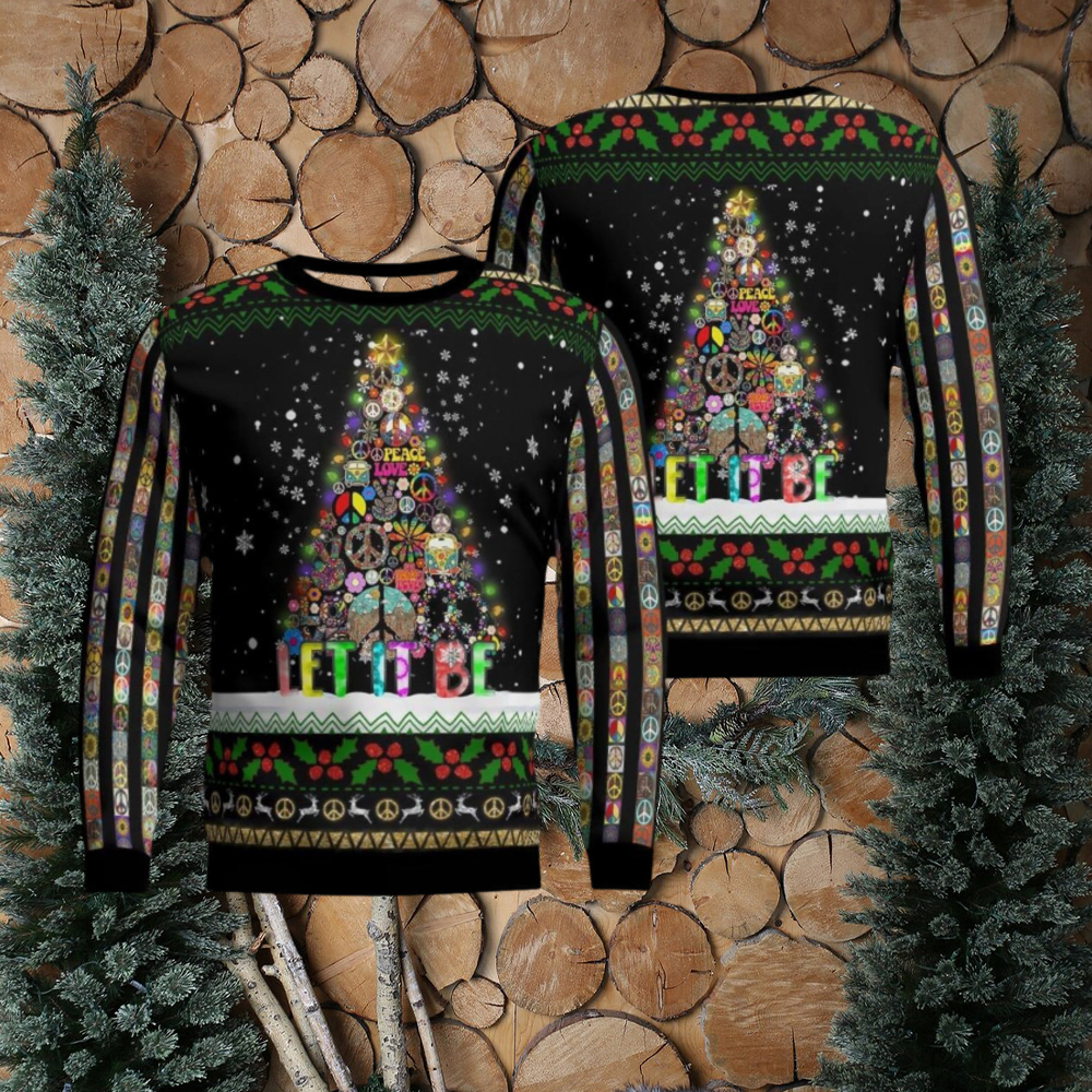 Light-Up This Bitch Loves Christmas Ugly Christmas Sweater