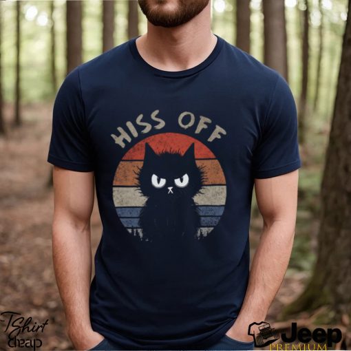 Hiss Off Black Cat Shirt