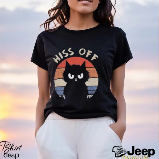 Hiss Off Black Cat vintage Shirt