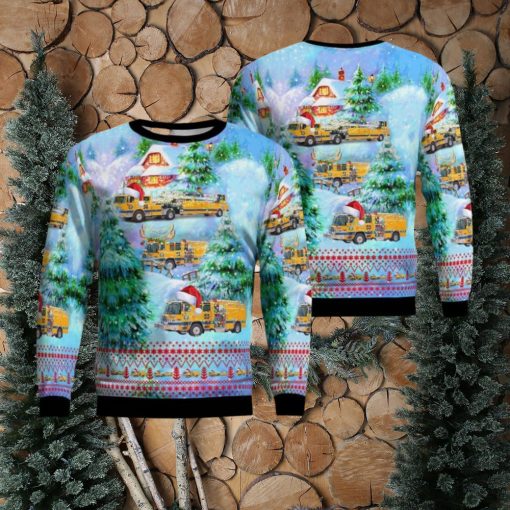 Carson City Nevada Carson City Fire Department AOP Ugly Christmas Sweater Unique Christmas Gift