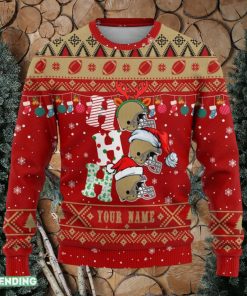 Ho Ho Ho Custom Name San Francisco Christmas 3D Sweater