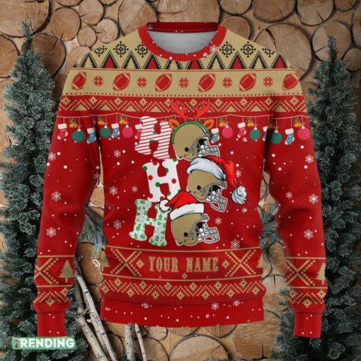 Ho Ho Ho Custom Name San Francisco Christmas 3D Sweater