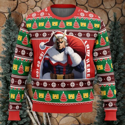 Ho! Ho Ho! I Am Here My Hero Academia Ugly Christmas Sweater