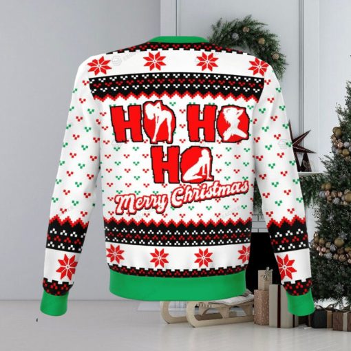 Ho Ho Ho Knitting Pattern Ugly Christmas Holiday Sweater