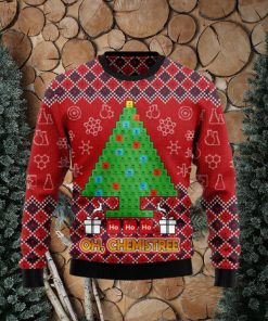 Ho Ho Ho Oh Chemistree Ugly Christmas Sweater