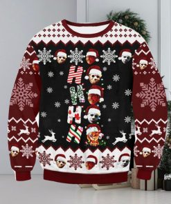 Ho Ho Horror For Christmas Gifts Ugly Christmas Wool Knitted Sweater