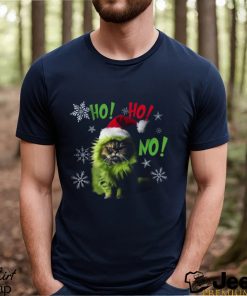 Ho Ho No Chrismast cat shirt