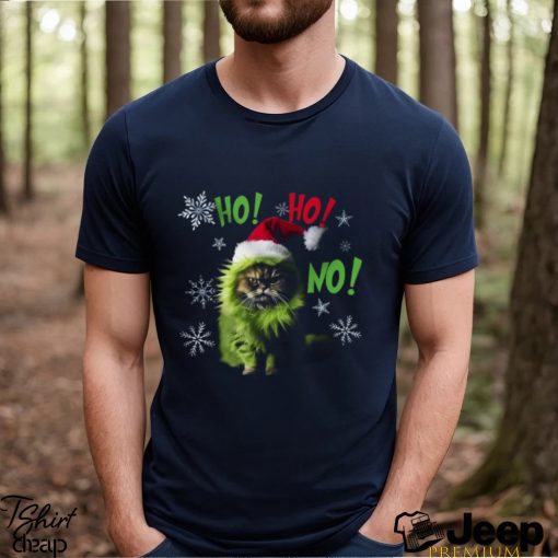 Ho Ho No Chrismast cat shirt