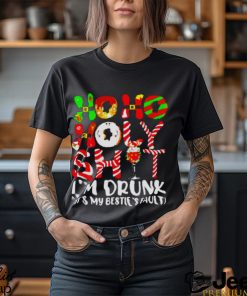 Ho Holy Shit I’m Drunk Wine Christmas shirt