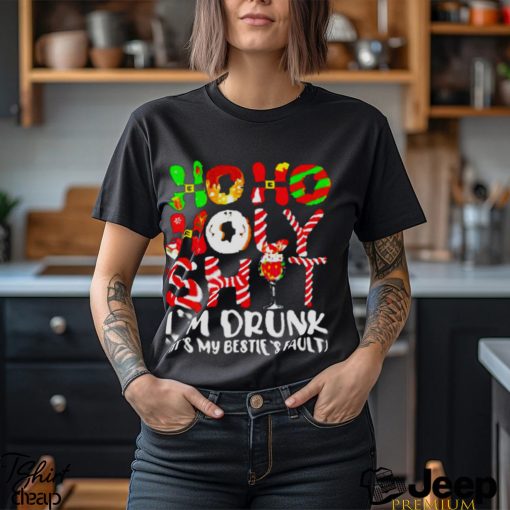 Ho Holy Shit I’m Drunk Wine Christmas shirt