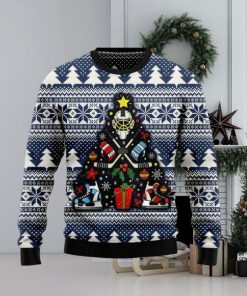 Hockey Christmas Tree Ugly Christmas Sweater