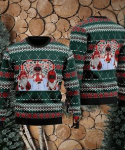 Hockey Gomies Ugly Christmas Sweater Gift Knitting Sweater