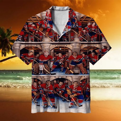 Hockey Team Hawaiian Shirt